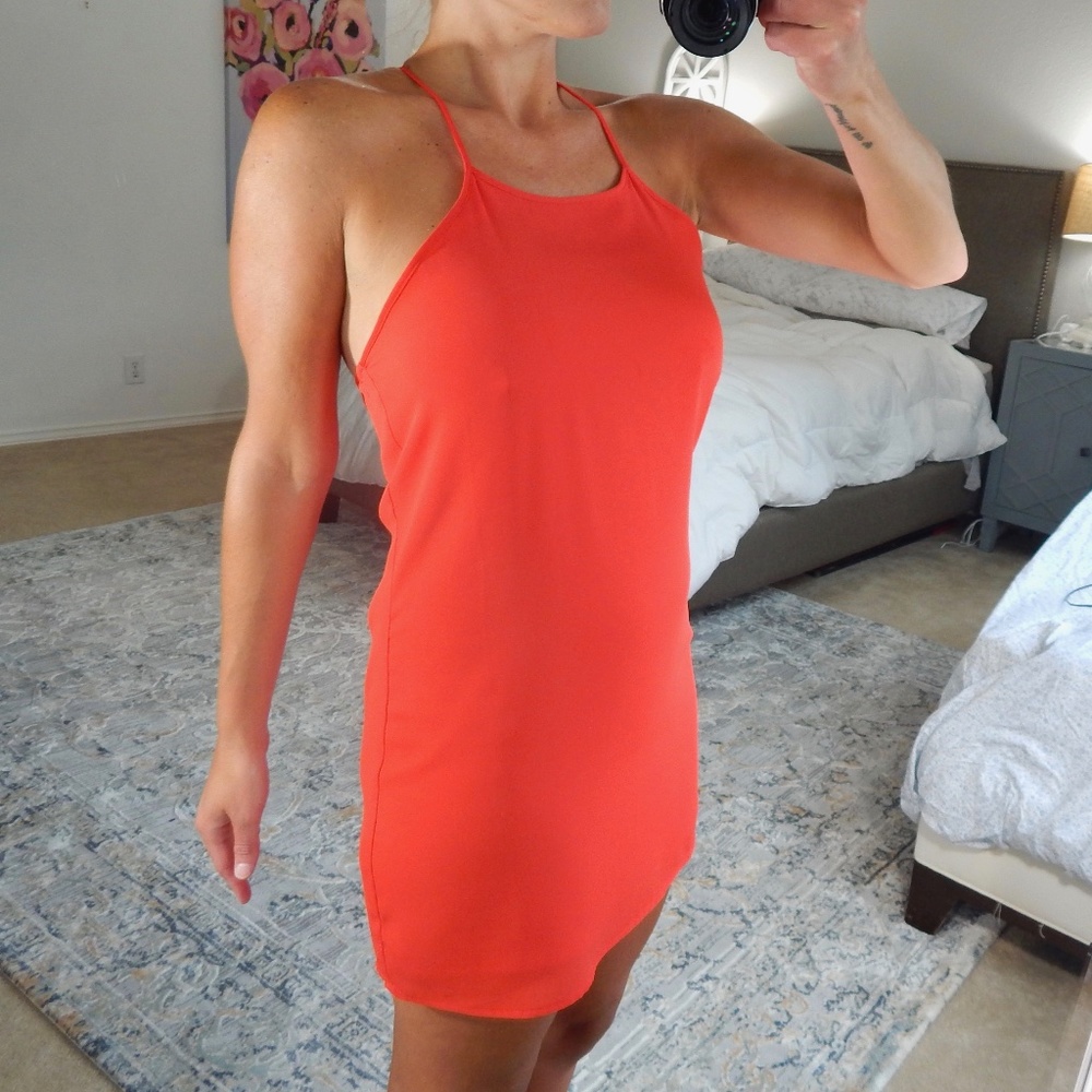 Coral Dress - NWOT